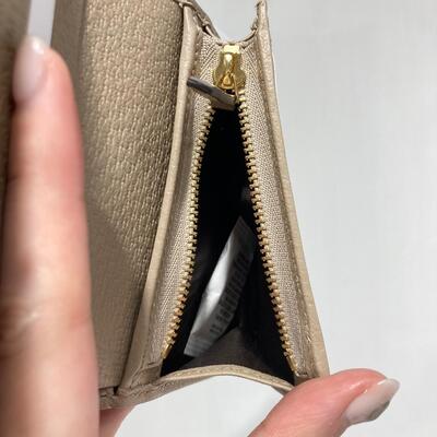 Gucci Horsebit 1955 Canvas Wallet Beige