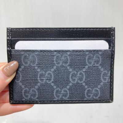 Gucci Mens Interlocking G Cardcase Black