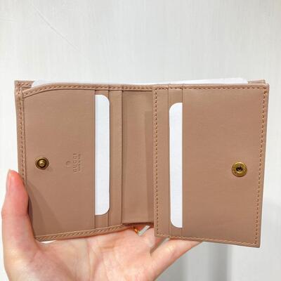 Gucci GG Marmont Wallet W Dusty Pink