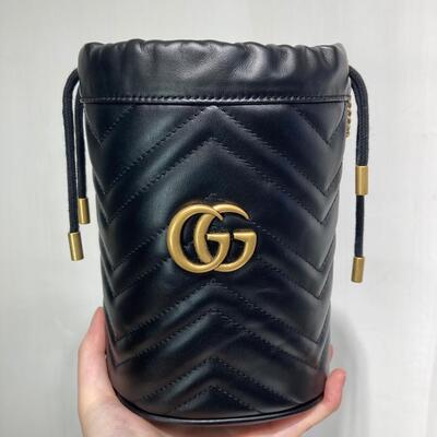 Gucci Marmont Mini Bucket Black