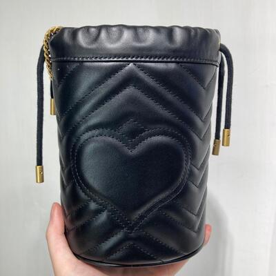 Gucci Marmont Mini Bucket Black