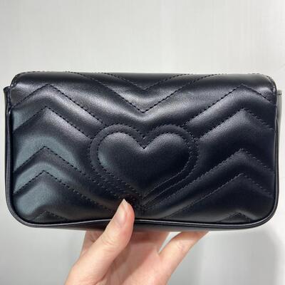 Gucci Marmont Supermini Bag Black