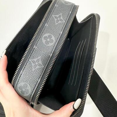 LV Alpha Wearable Wallet Bag Canvas Black