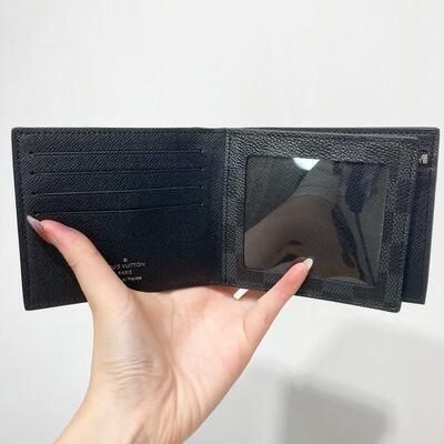 LV Amerigo Wallet Damier Black