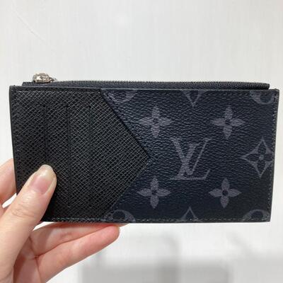 LV Coin Cardholder Monogram Canvas Black
