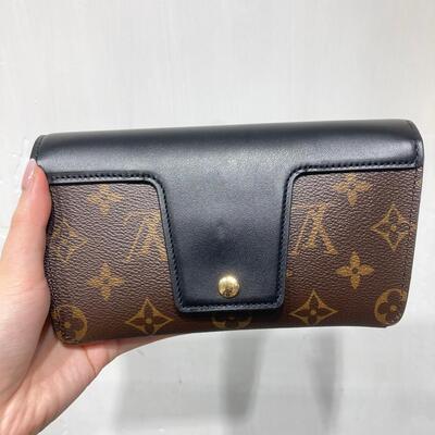 LV Padlock On Strap Bag Black
