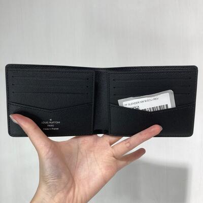 LV Slender Wallet Monogram Canvas Grey