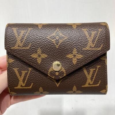 LV Victorine Wallet Monogram Canvas Brown Brown