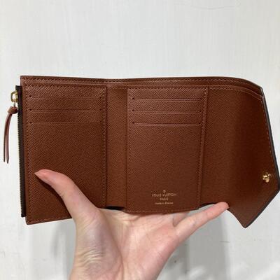 LV Victorine Wallet Monogram Canvas Brown Brown