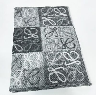 Loewe Anagram Scarf White Black