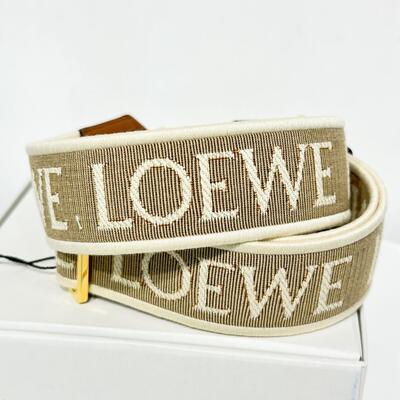 Loewe Anagram Strap Natural Tan