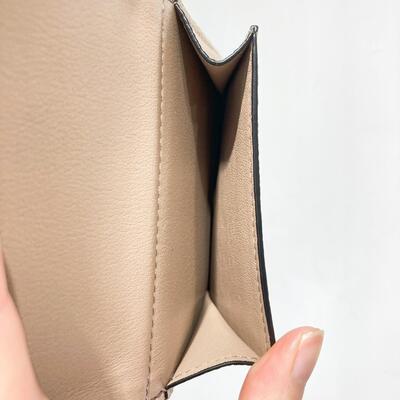 Loewe Anagram Trifold Wallet Sand