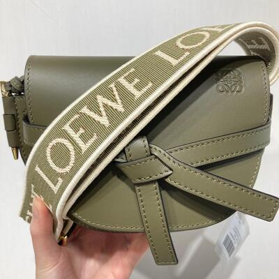 Loewe Mini Gate Dual Bag Autumn Green