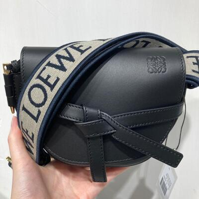 Loewe Mini Gate Dual Bag Black