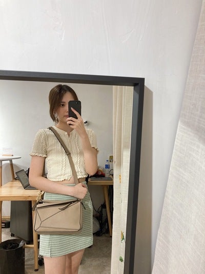 Loewe Small Puzzle Bag Sand