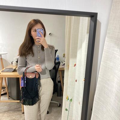 Longchamp Le Pliage Filet L Mesh Bag Black