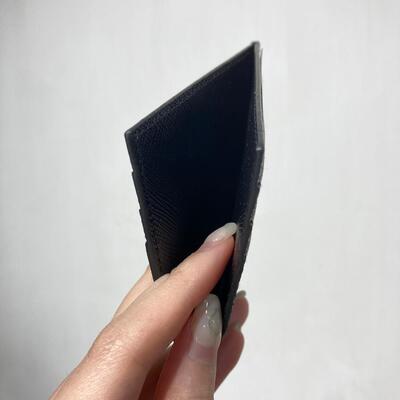 Prada Mens Cardholder Black Triangle Large