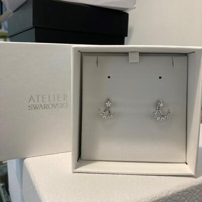 Swarovski Moon Earring Silver