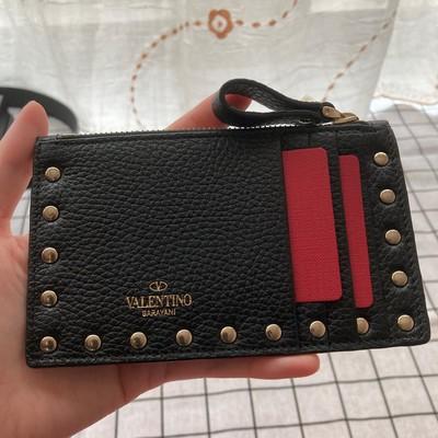 Valentino Cardcase Rockstud Black