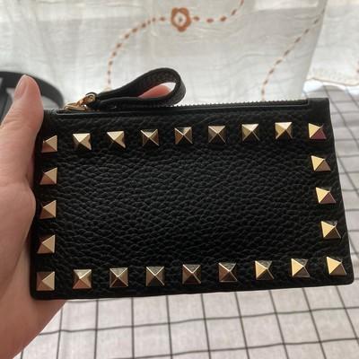 Valentino Cardcase Rockstud Black