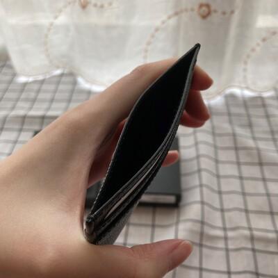 YSL Mens Cardcase Black Silver