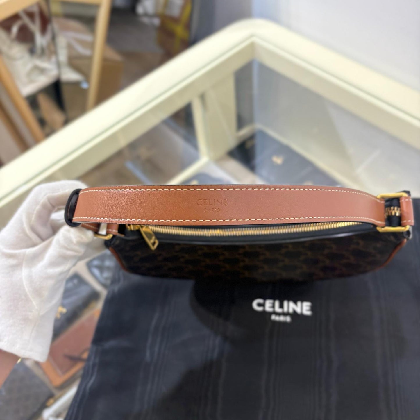 Chanel Ava Canvas Tan (A-)
