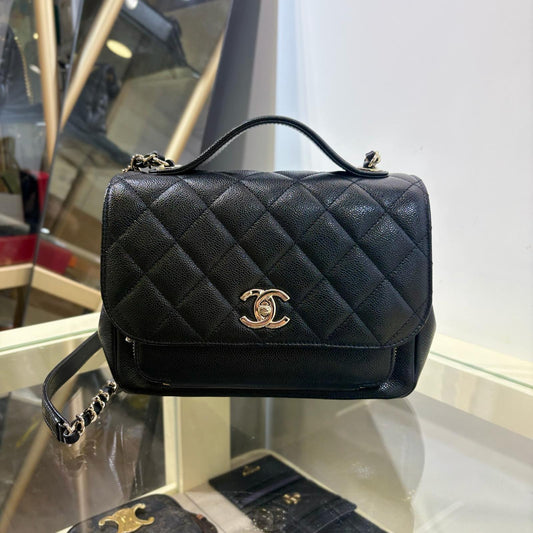 Chanel Mini Flap Bag Shoulder Bag Black Cow (A+)