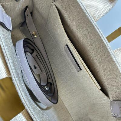 Chloe Small Woody Tote Musk Grey (Light Lavender)