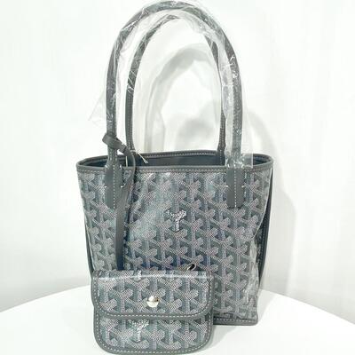 Goyard Anjou Mini Bag Grey