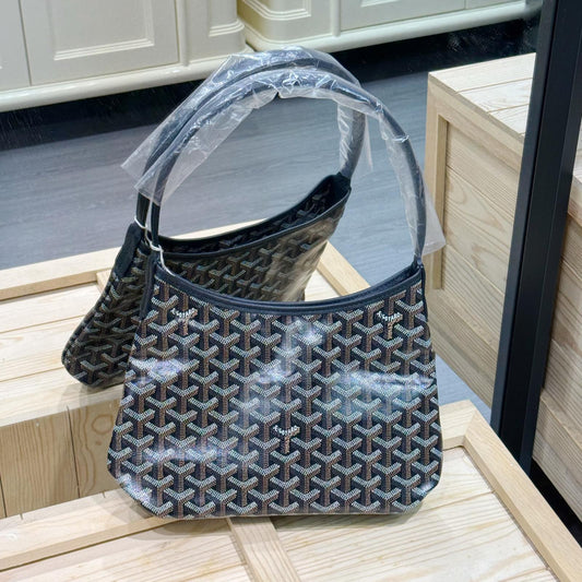 Goyard Mini Boheme Hobo Black