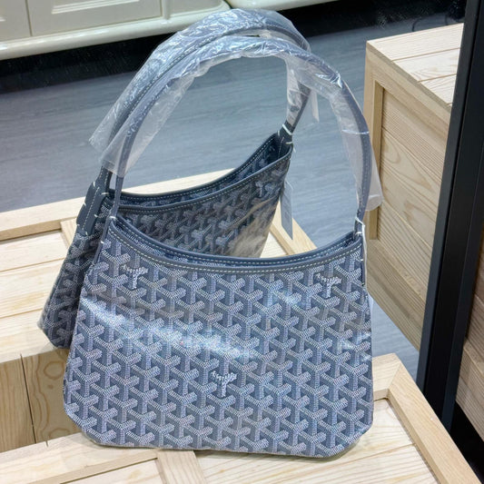 Goyard Mini Boheme Hobo Grey