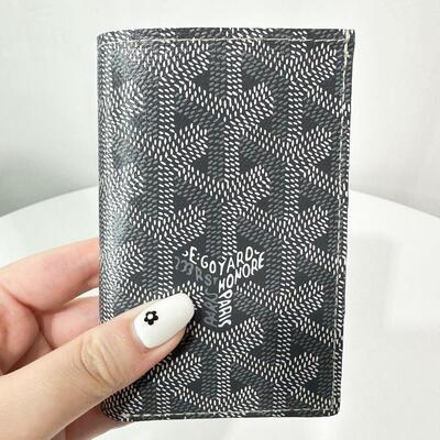 Goyard Saint-Pierre Card Wallet Grey