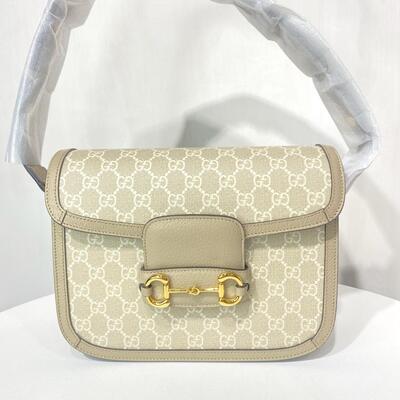 Gucci Horsebit 1955 Shoulder Bag Beige