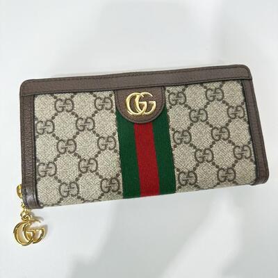 Gucci Ophidia GG Zip Around Wallet