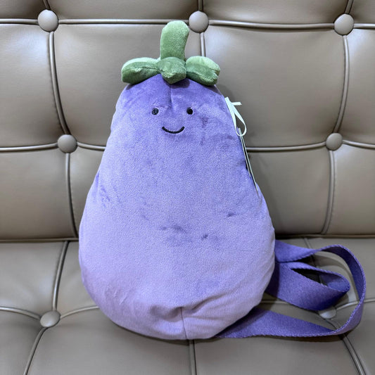Jellycat Amuseables Aubergine Shoulder Bag 茄子袋