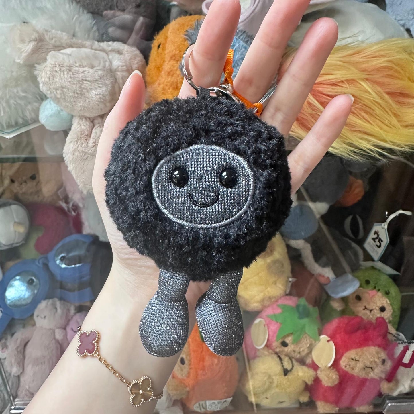 Jellycat Amuseables Black Hole Bag Charm 黑洞 鎖匙扣