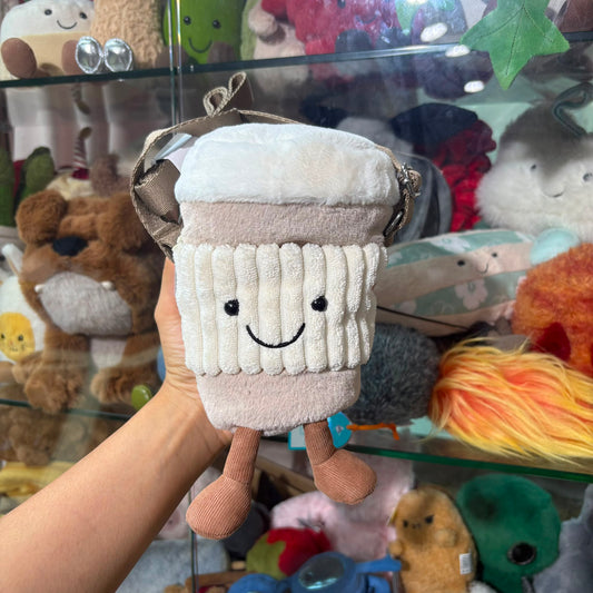 Jellycat Amuseables Coffee-To-Go Bag 咖啡袋 (粗帶)