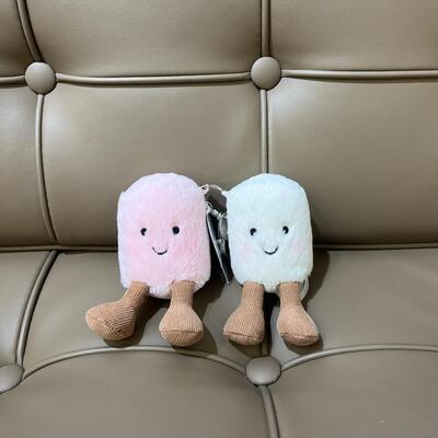 Jellycat Amuseables Pink and White Marshmallows Charm 棉花糖 鎖匙扣