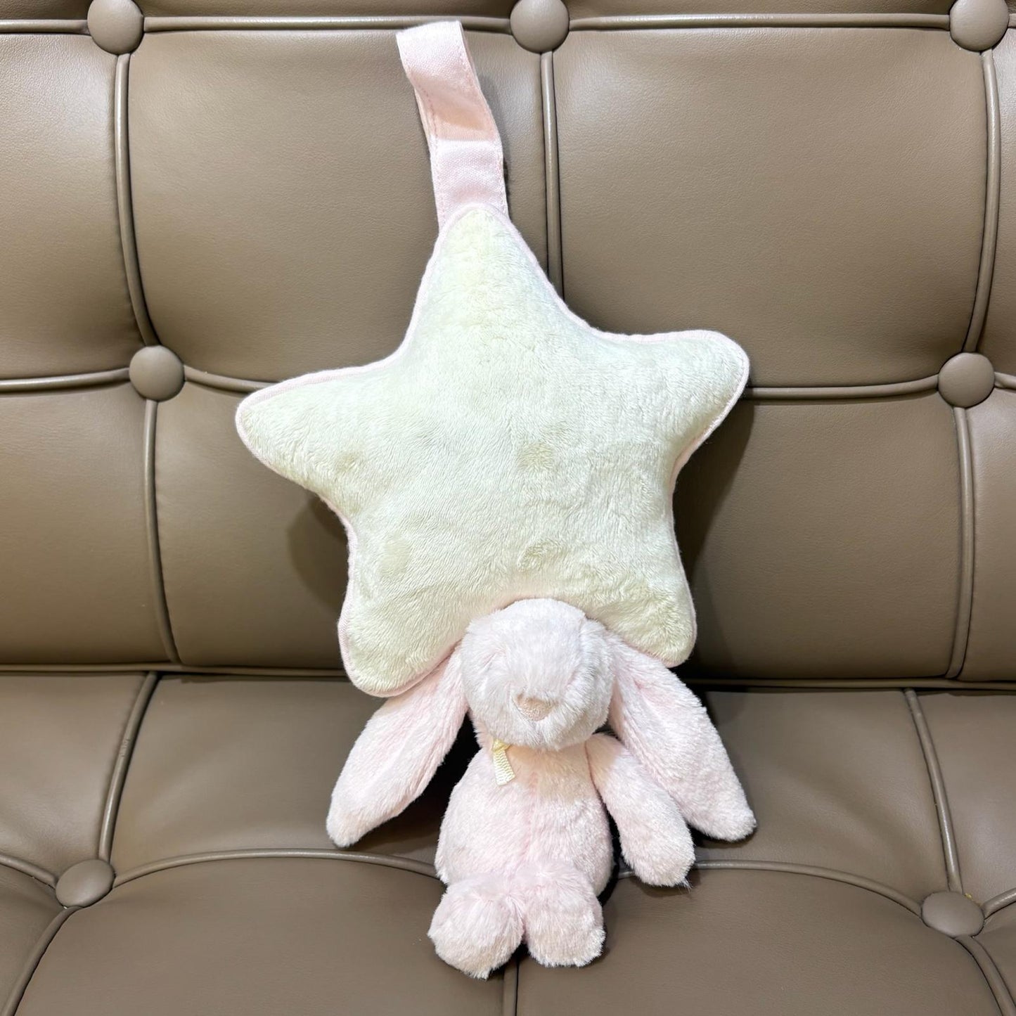 Jellycat Bashful Bunny Musical Pull Pink 兔音樂鈴