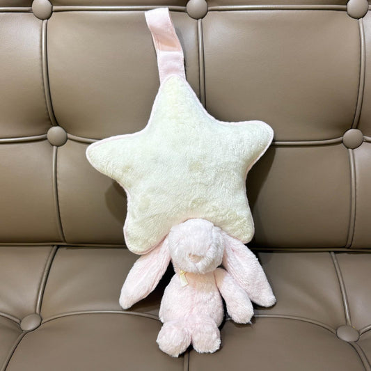 Jellycat Bashful Bunny Musical Pull Pink 兔音樂鈴