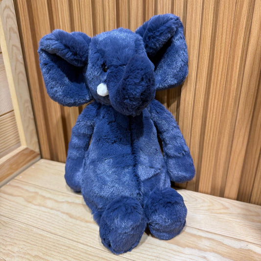 Jellycat Bashful Elephant Blue 藍色大象