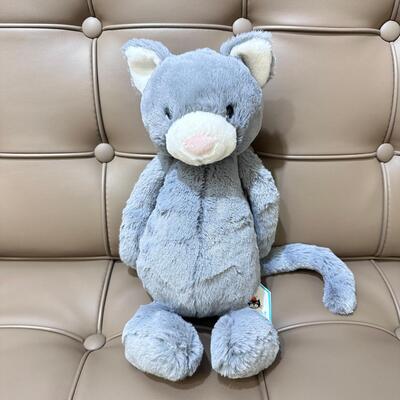 Jellycat Bashful Kitten 大灰貓