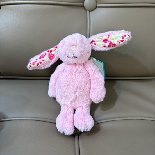 Jellycat Blushkin Blossom Bunny Bag Charm 粉紅碎花兔鎖匙扣