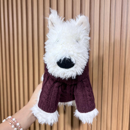 Jellycat Munro Scottie Dog 'Winter Jumper' 毛衣蘇格蘭犬