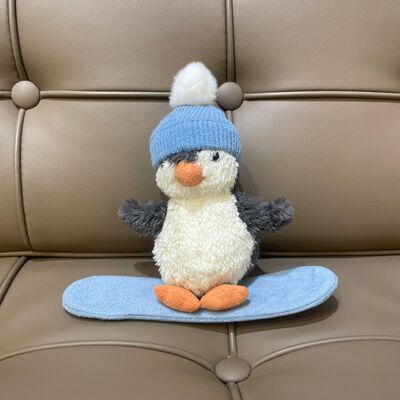 Jellycat Peanut Penguin Snowboarding 企鵝滑板