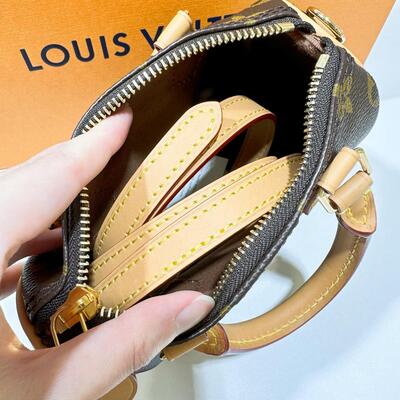 LV Nano Speedy Bag Monogram Canvas