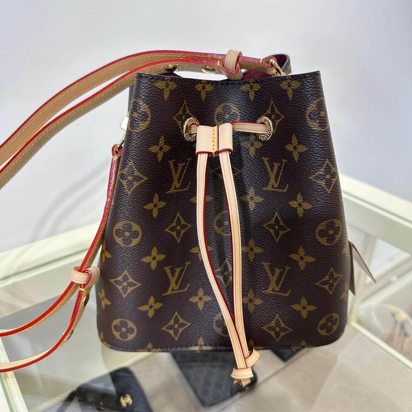 LV NeoNoe BB Bag Canvas Tan