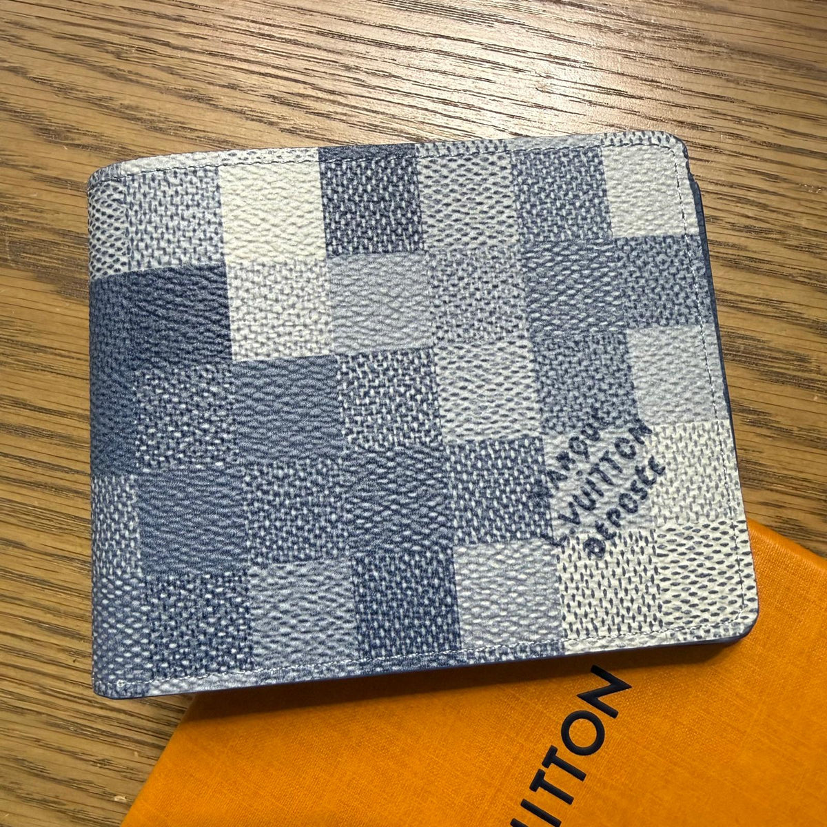 LV Slender Wallet Indigo