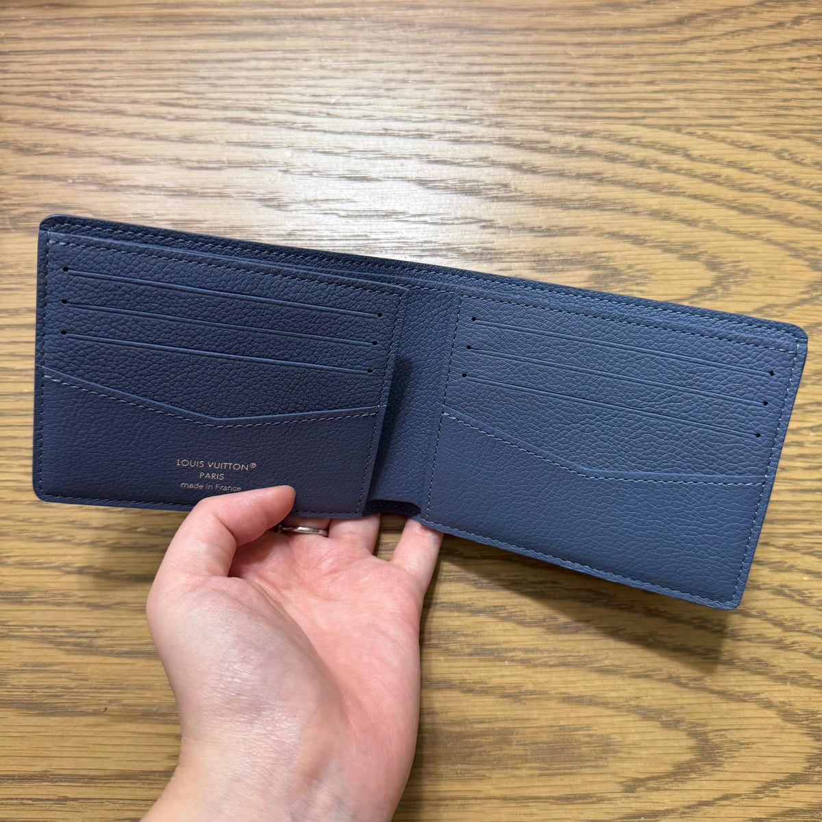 LV Slender Wallet Indigo