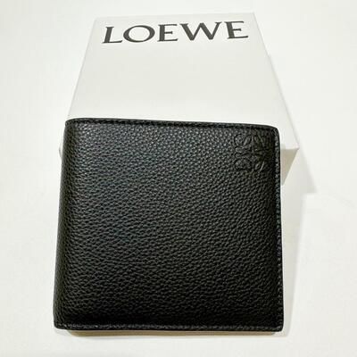 Loewe Mens Bifold Wallet Black